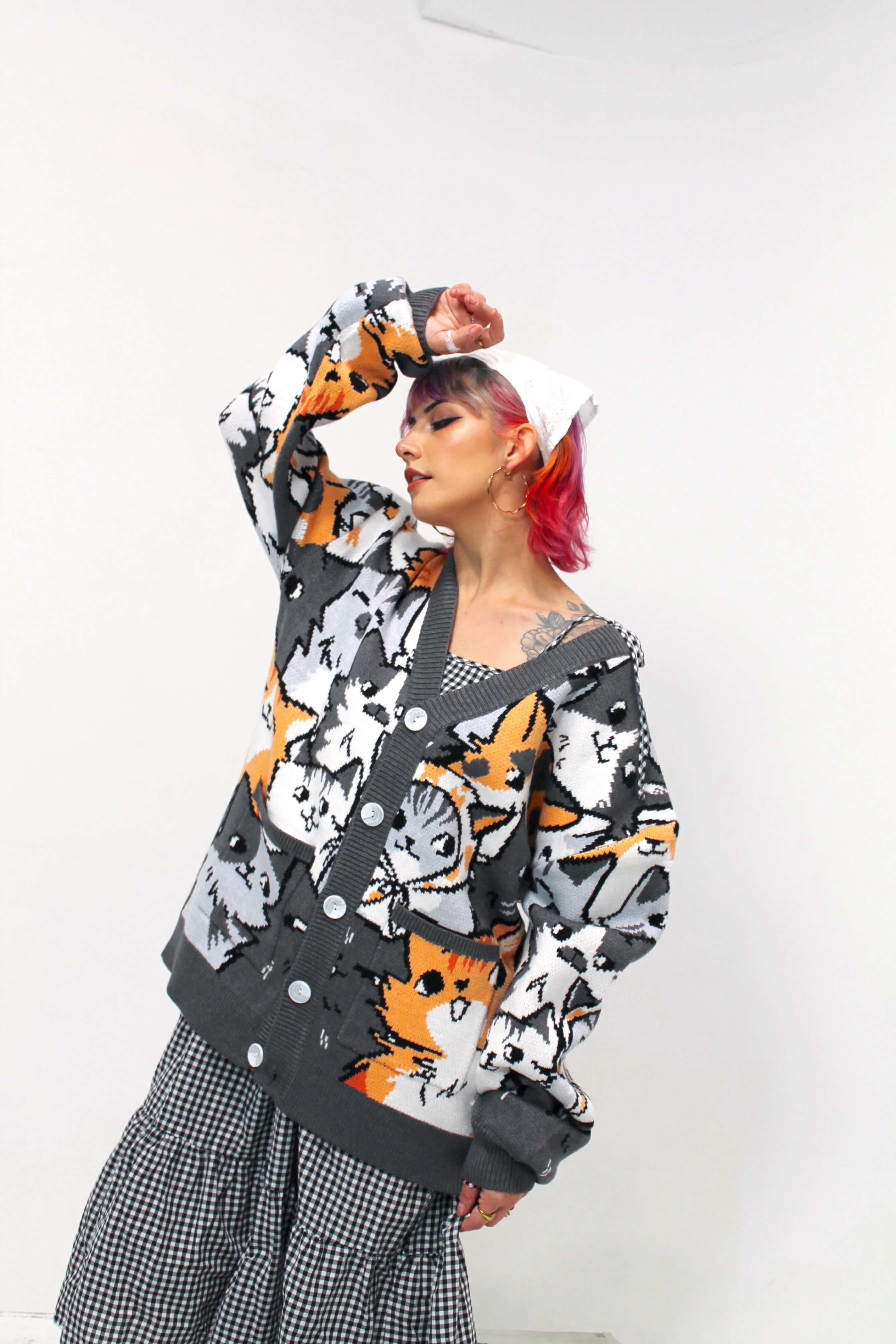 Are You Kitten Me Cardigan - Image 3