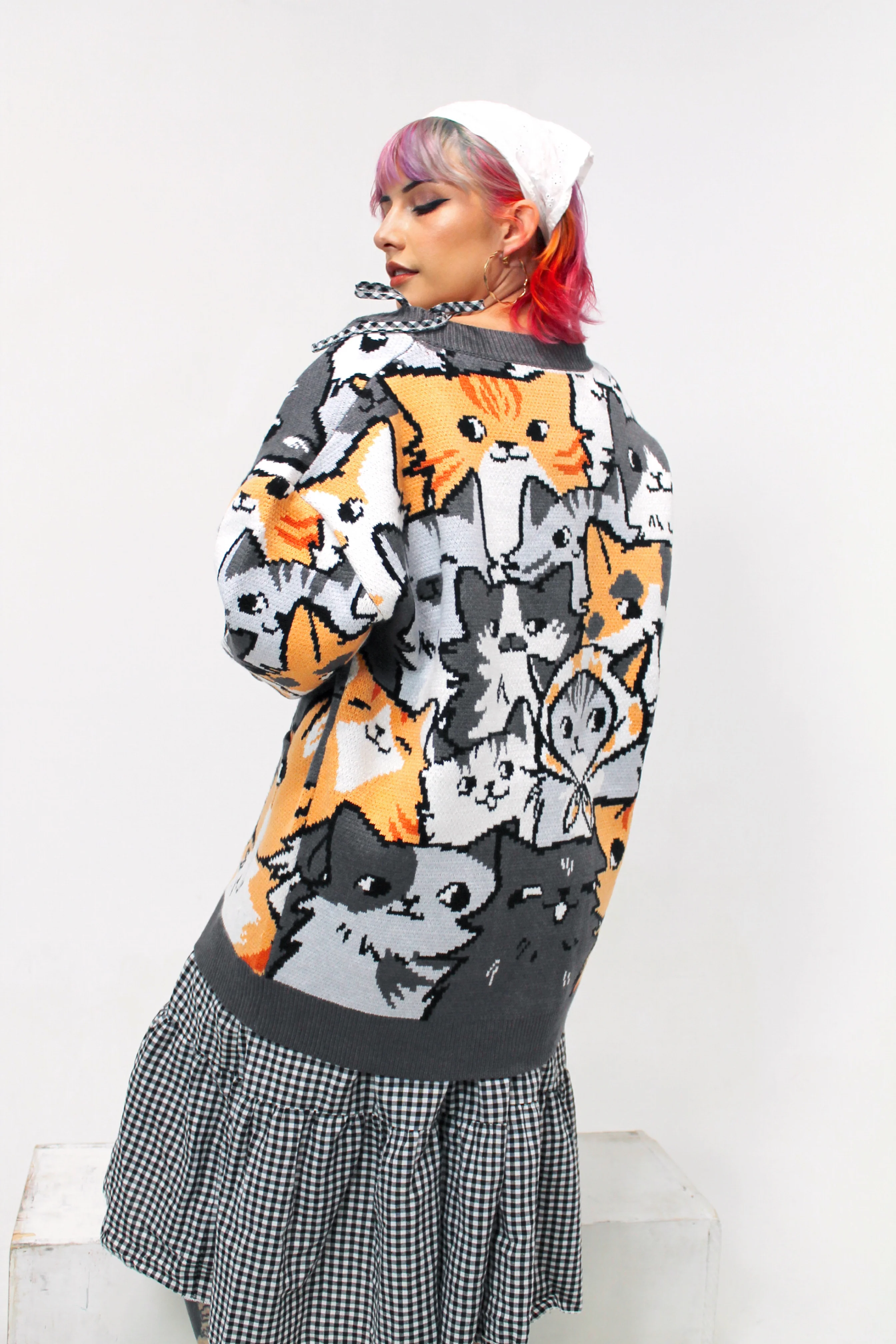 Are You Kitten Me Cardigan - Image 4