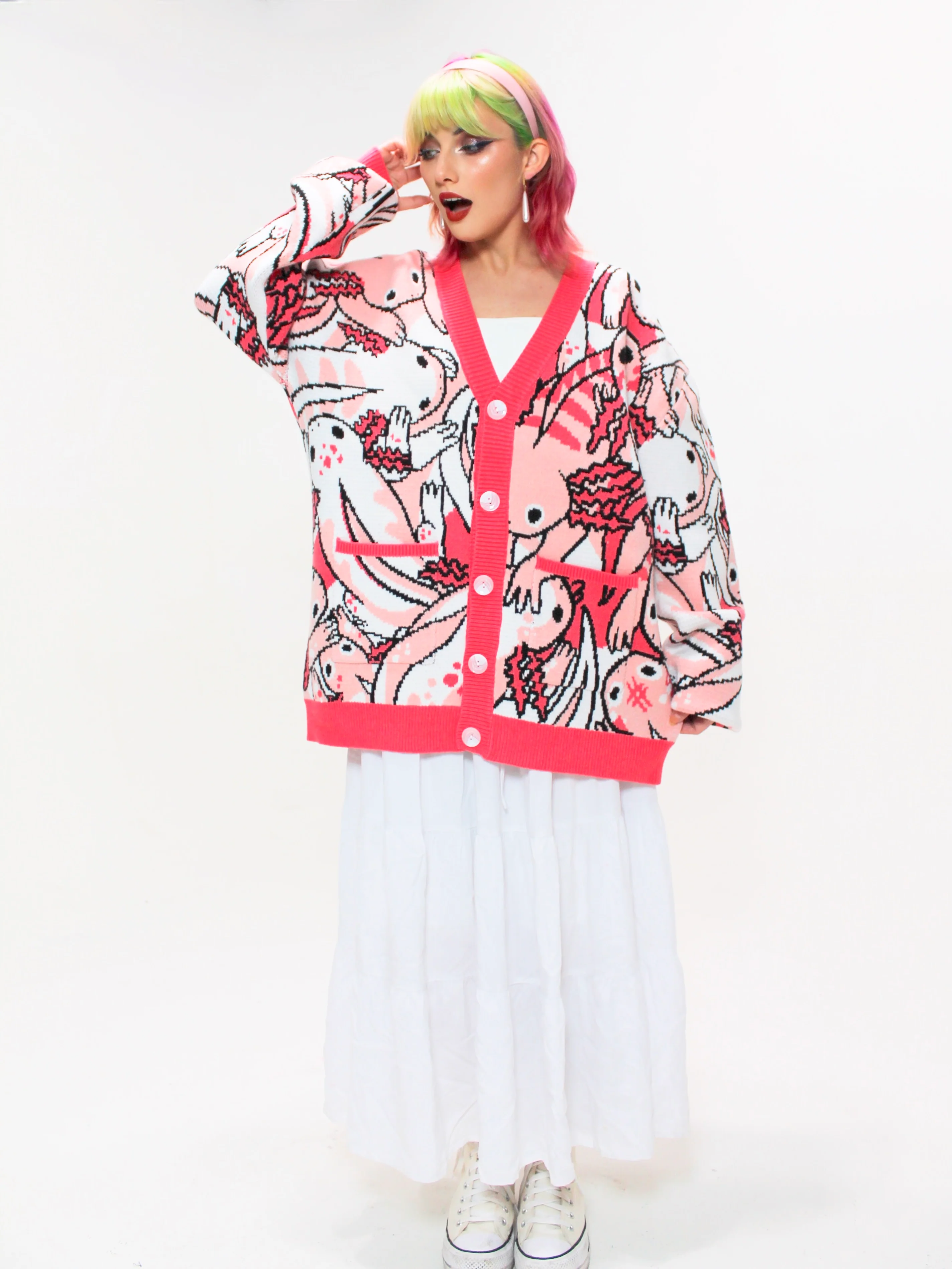 Axolotl Cardigan - Image 3