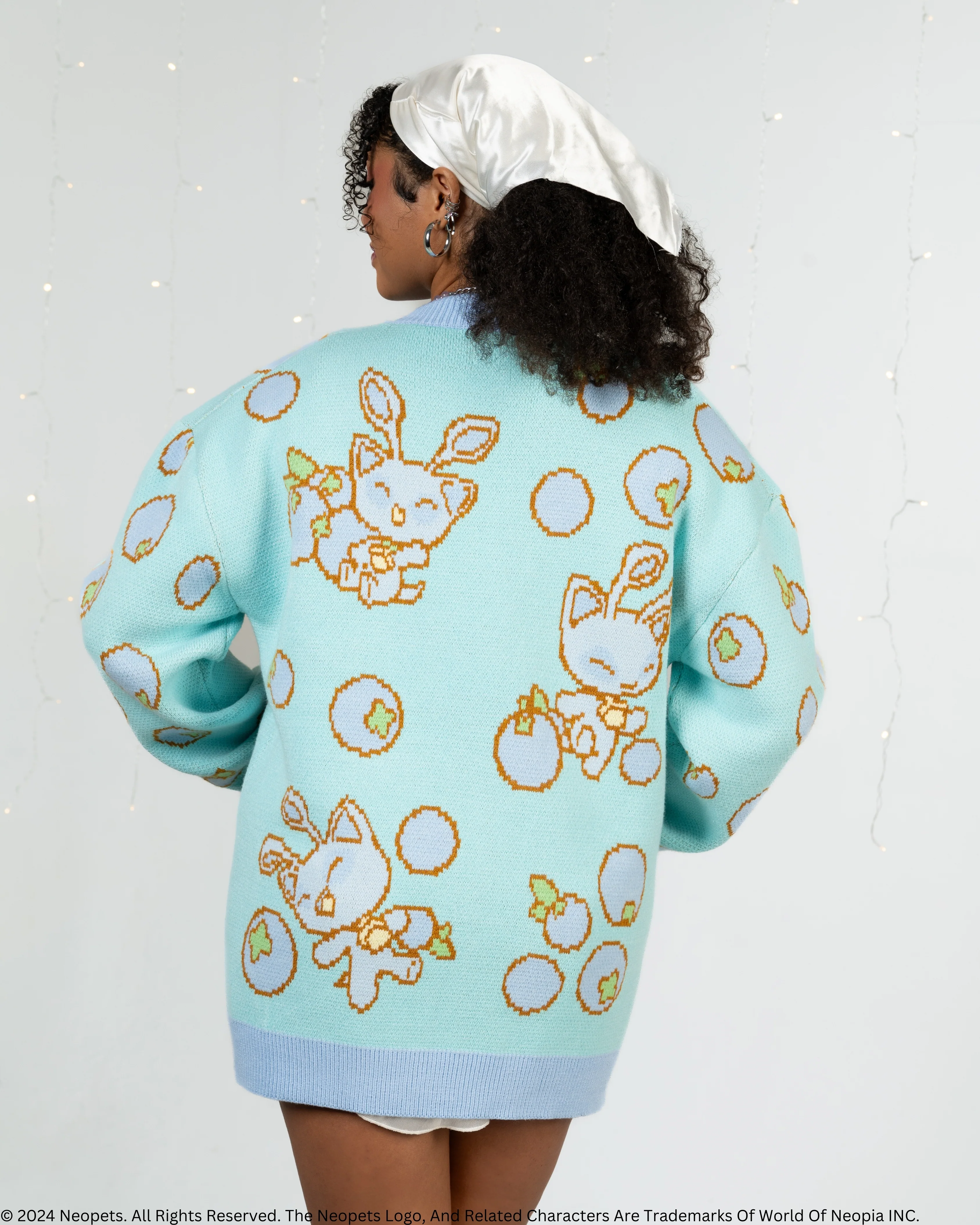 Baby Aisha Blueberry Cardigan - Image 4