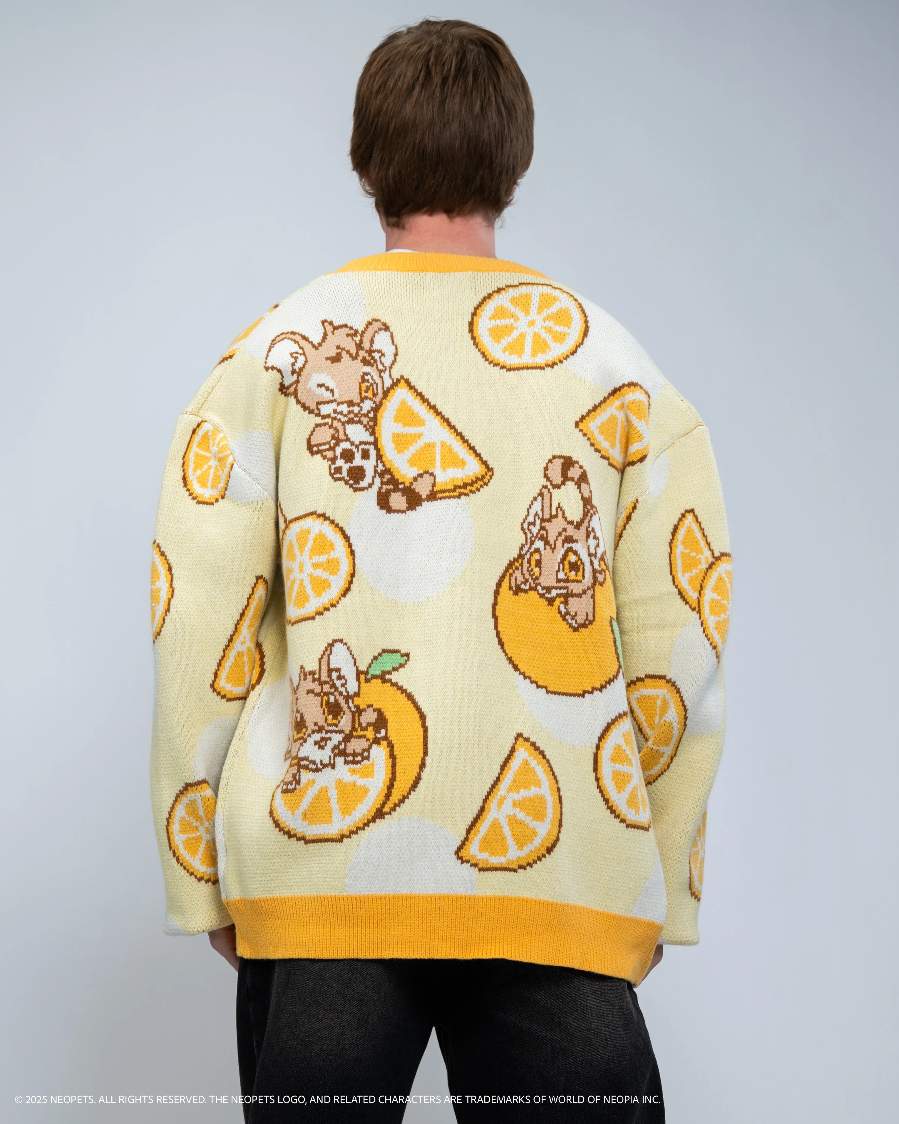 Baby Kougra Orange Cardigan - Image 10