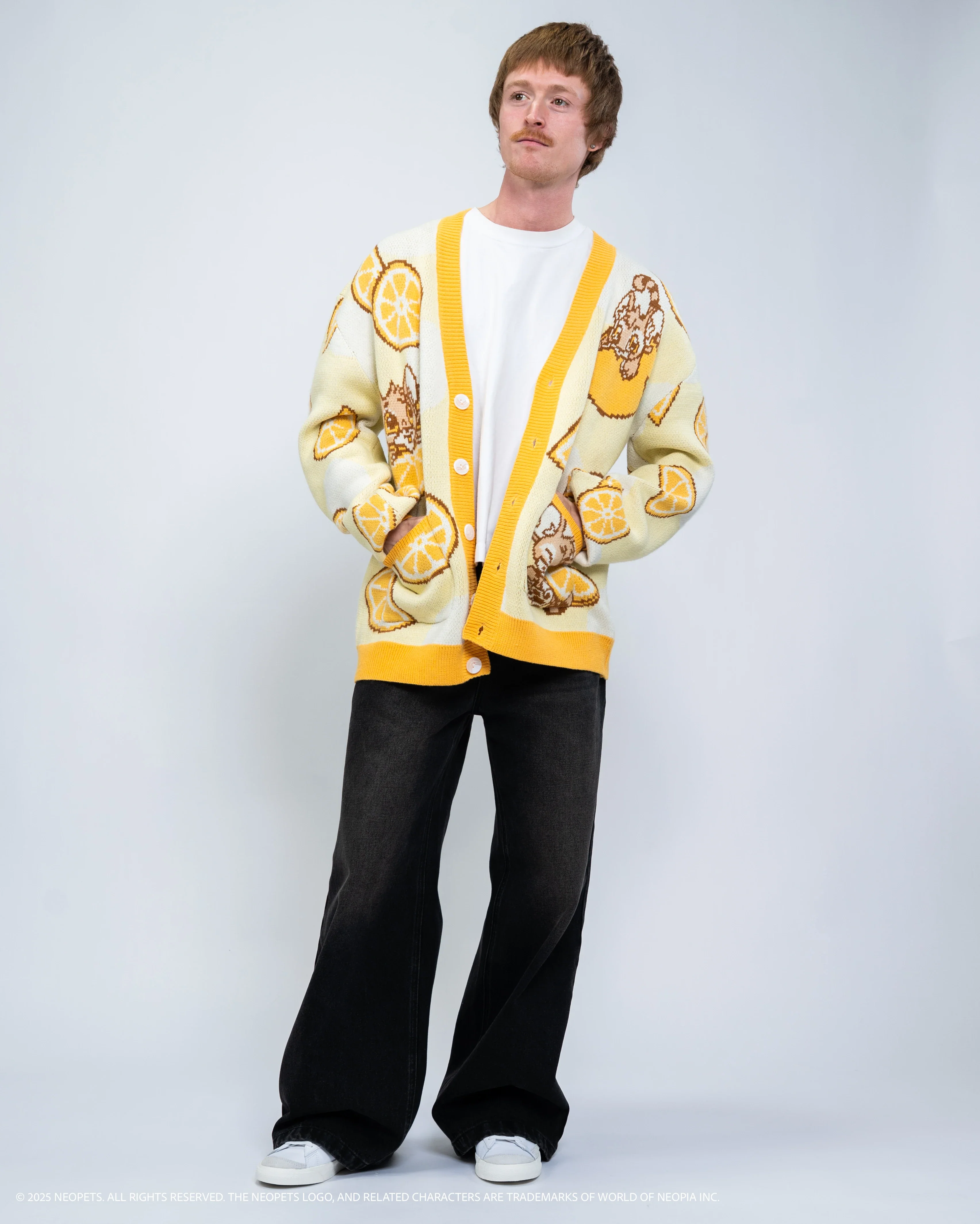 Baby Kougra Orange Cardigan - Image 11