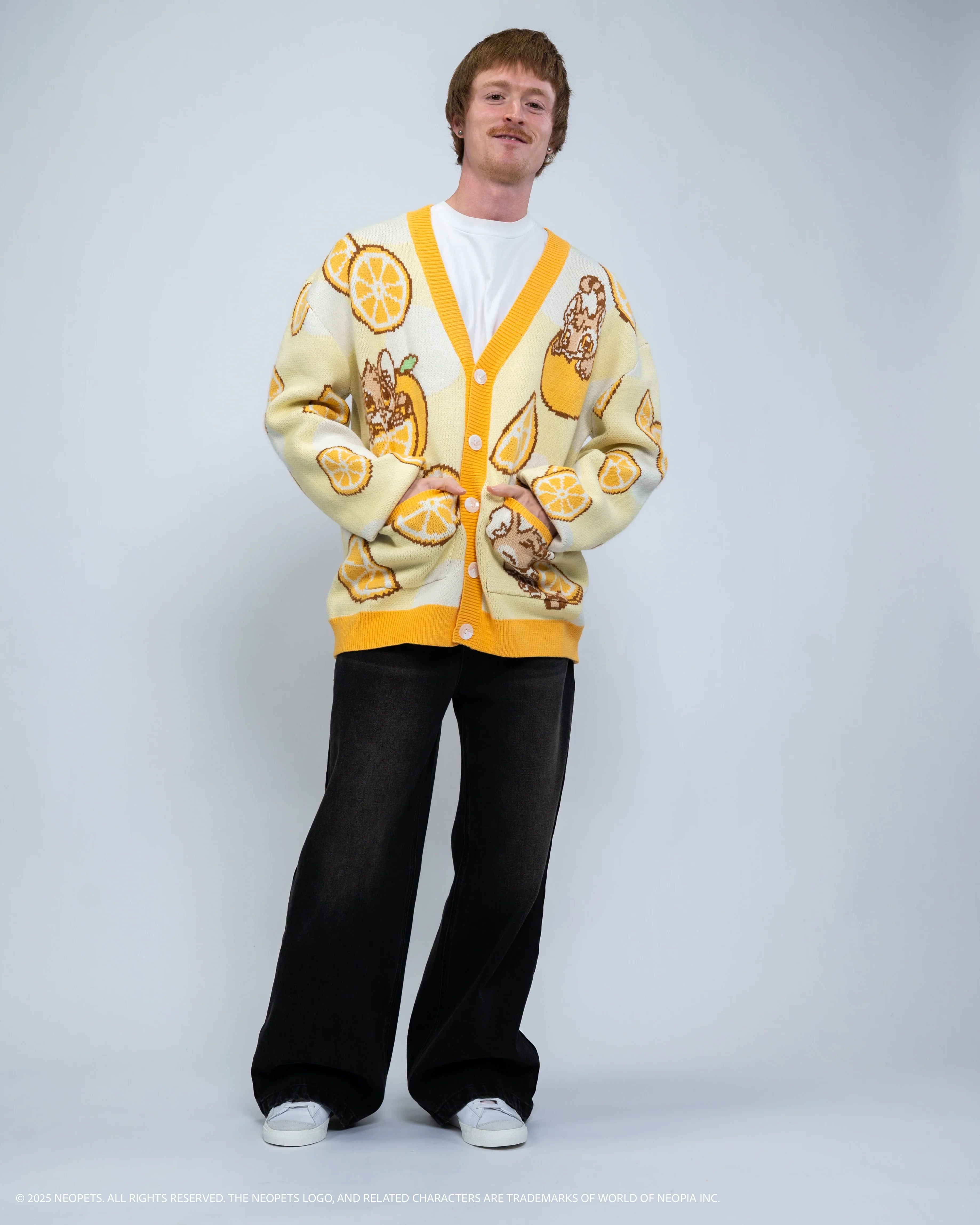 Baby Kougra Orange Cardigan - Image 8
