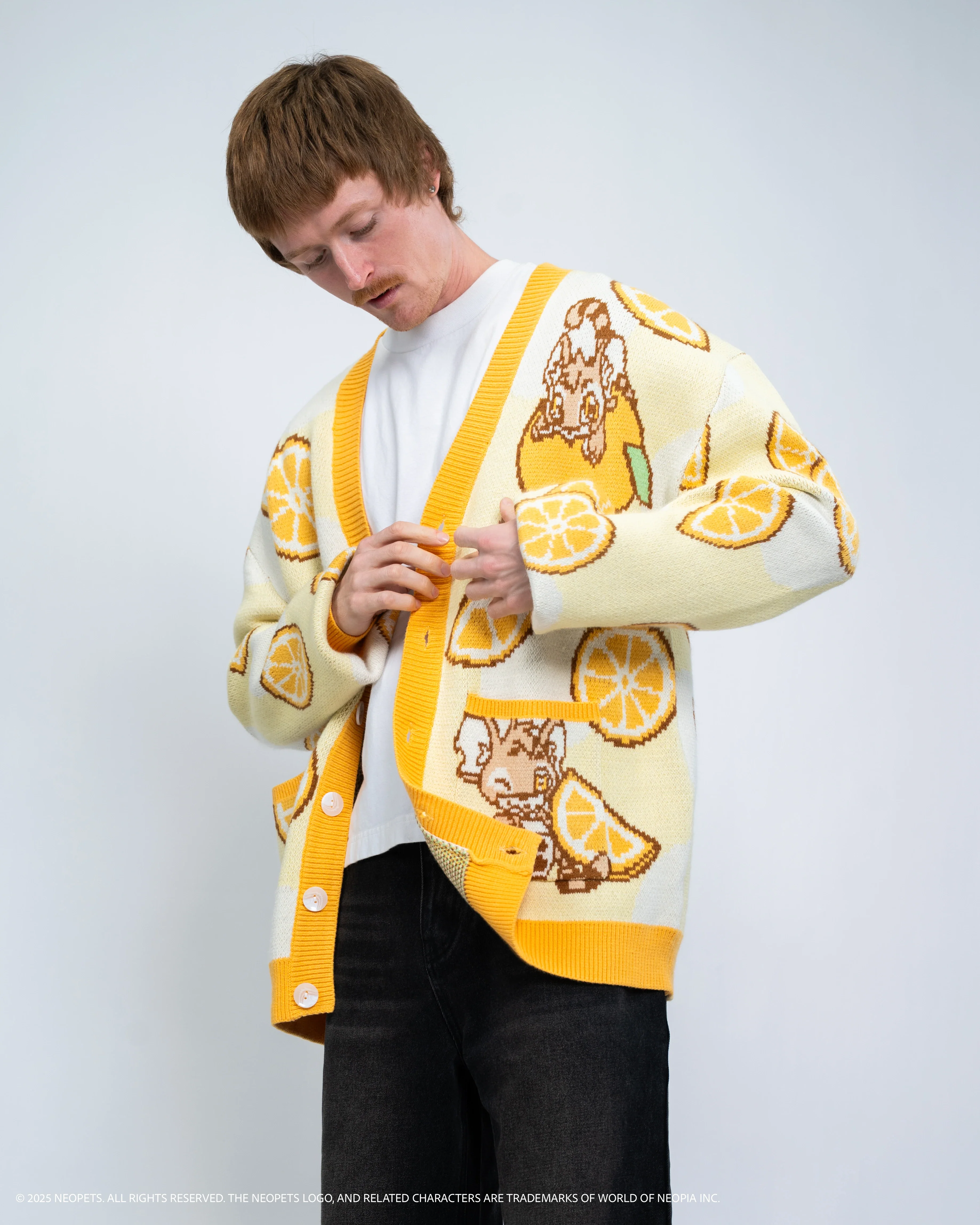 Baby Kougra Orange Cardigan - Image 9