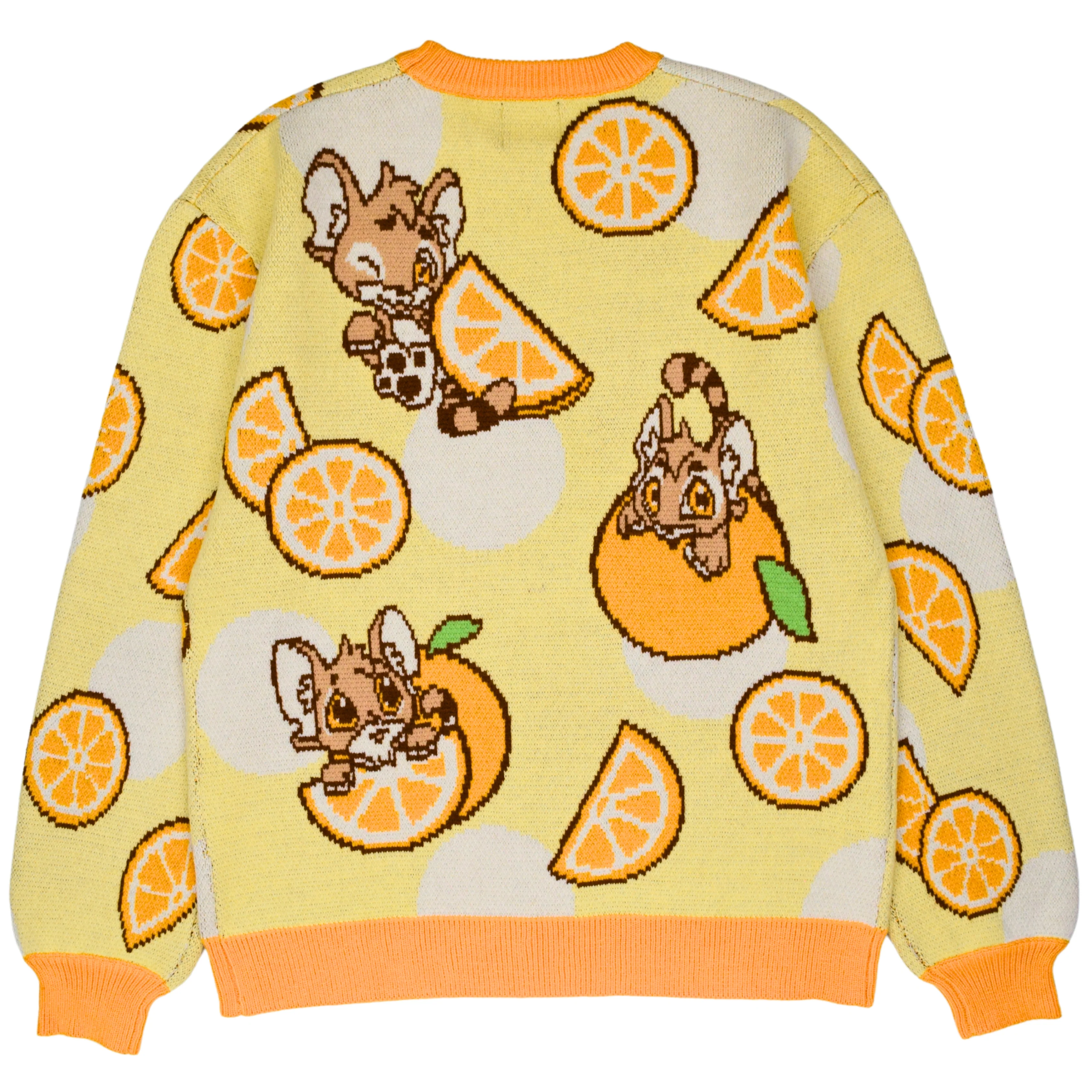 Baby Kougra Orange Sweater - Image 2