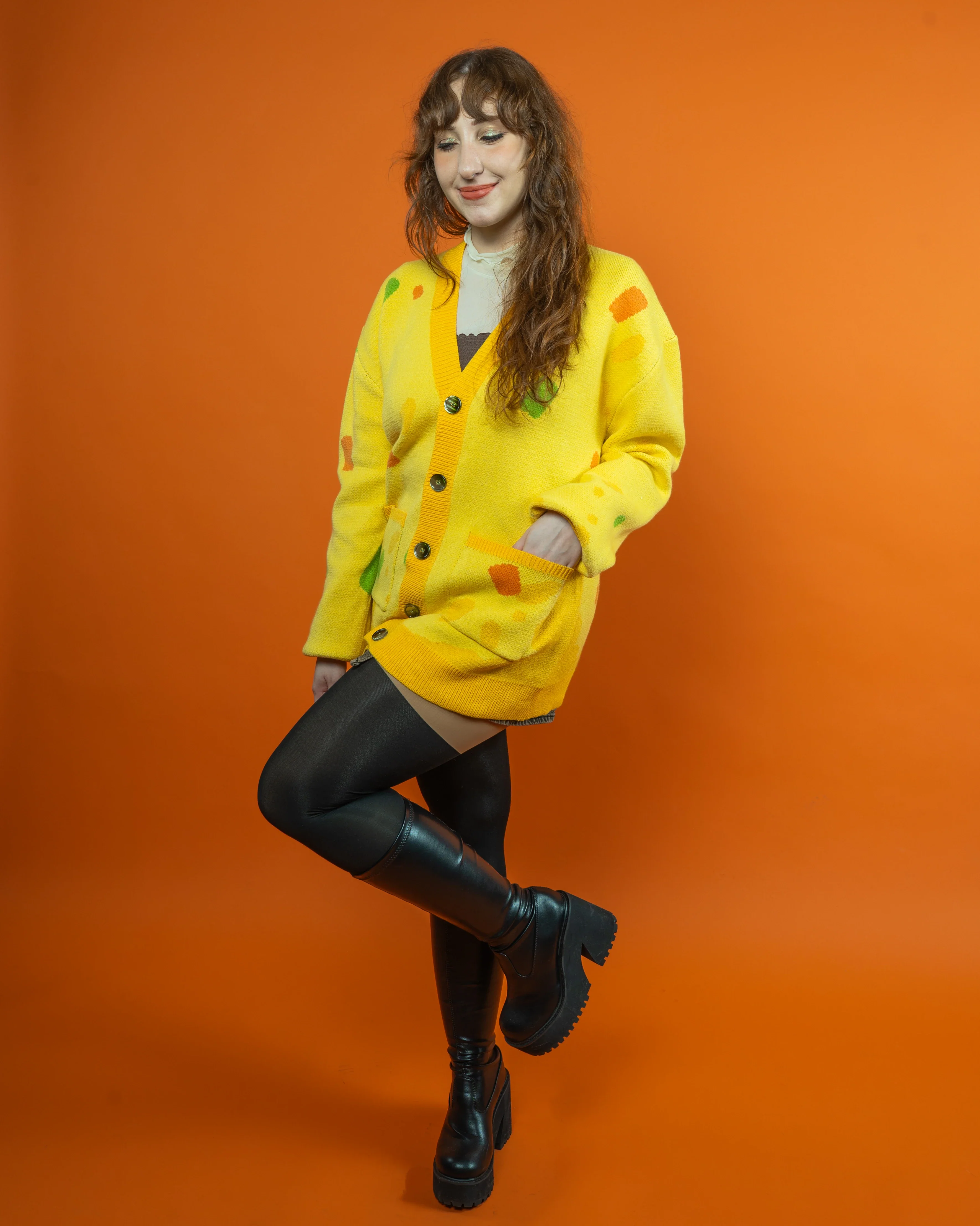 Giant Omelette Cardigan - Image 5