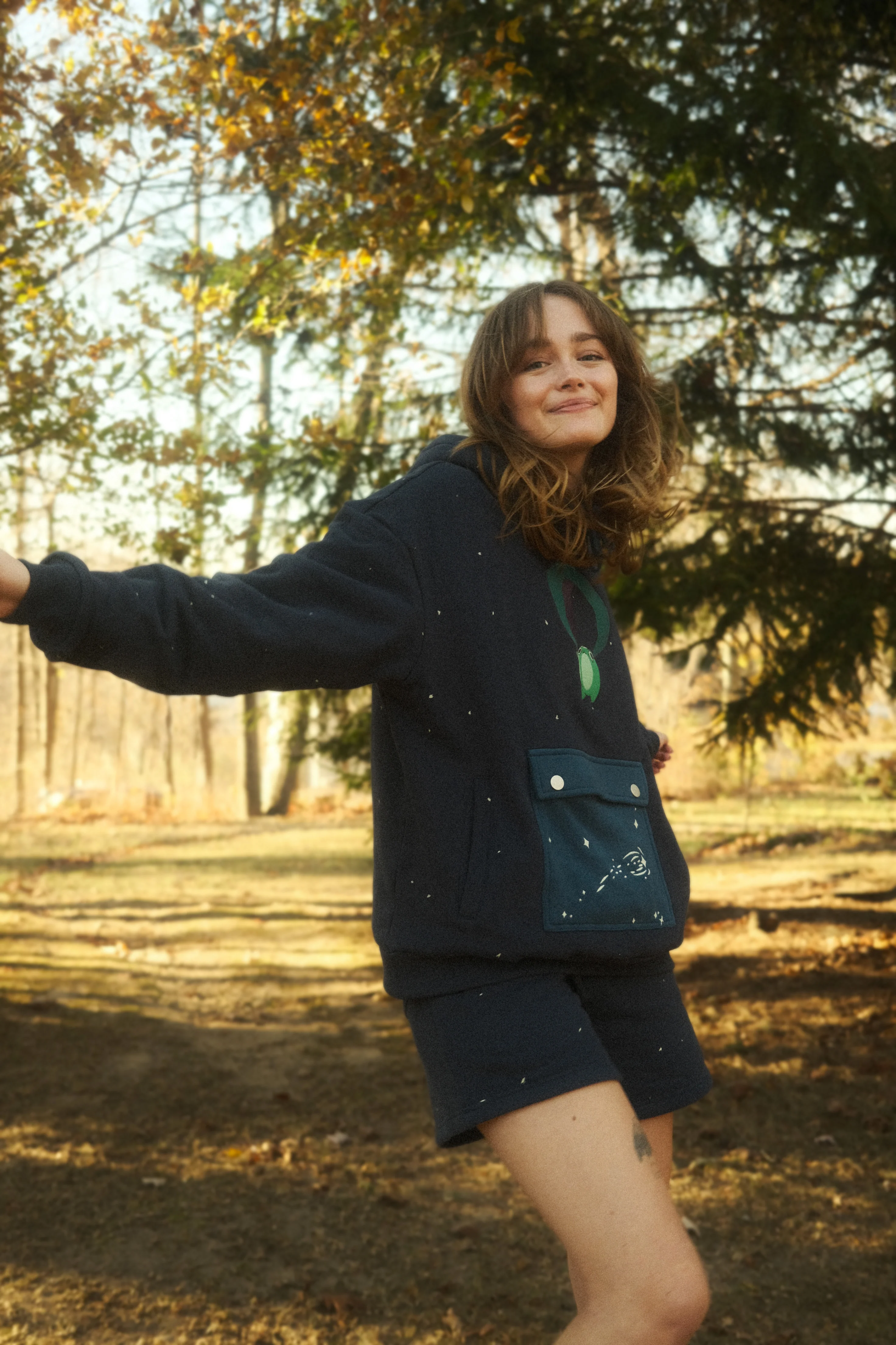 Gliding Frog Nighttime Hoodie - Image 7