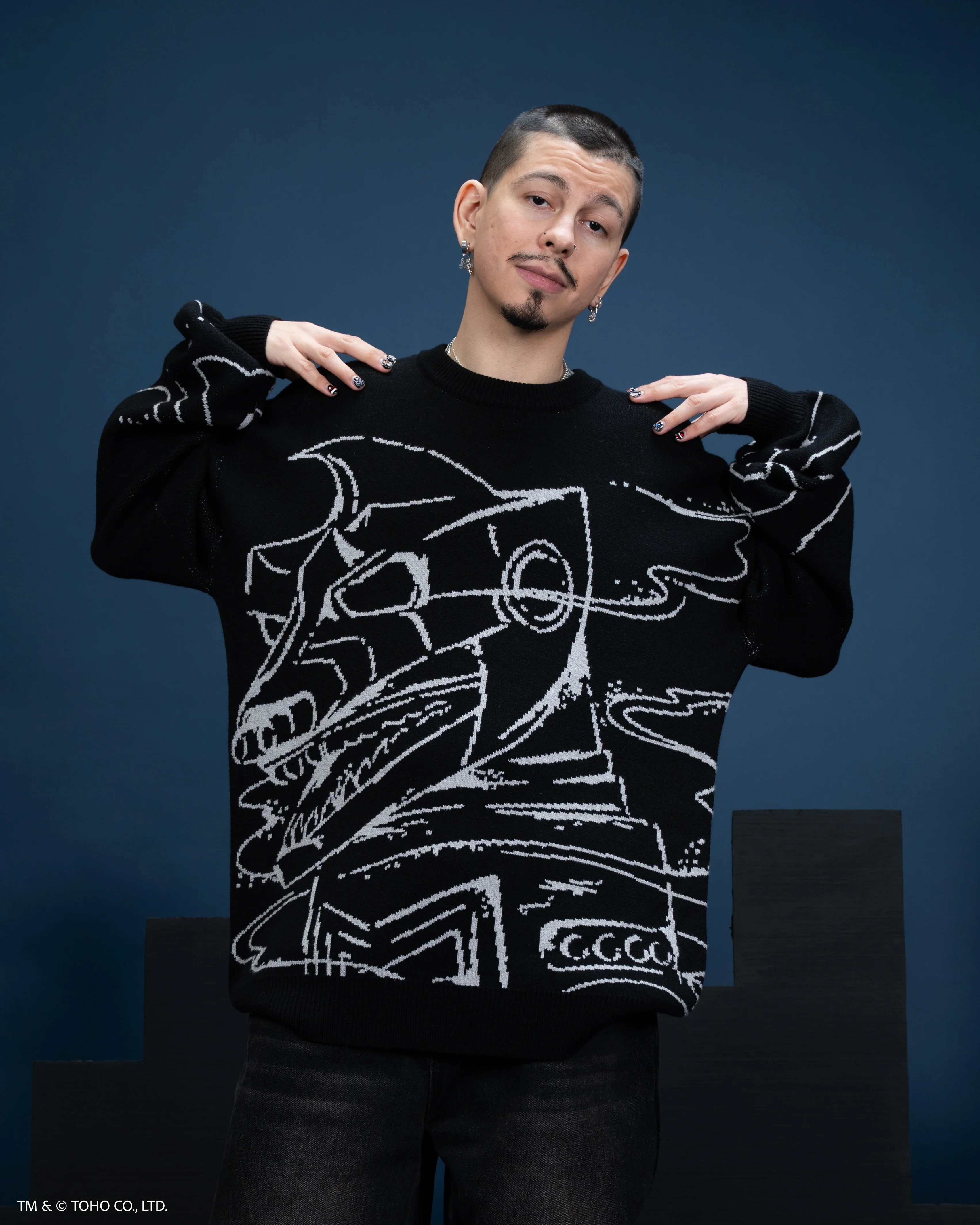 Mechagodzilla Attack Sweater [PRE-APPROVAL] - Image 6
